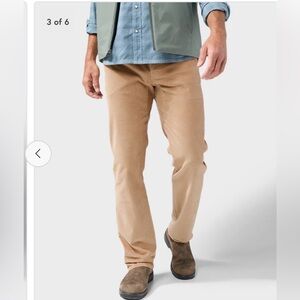 STIO Rivet Cord Pant in Tumbleweed sizes 40/R 35/R 32/S NWT